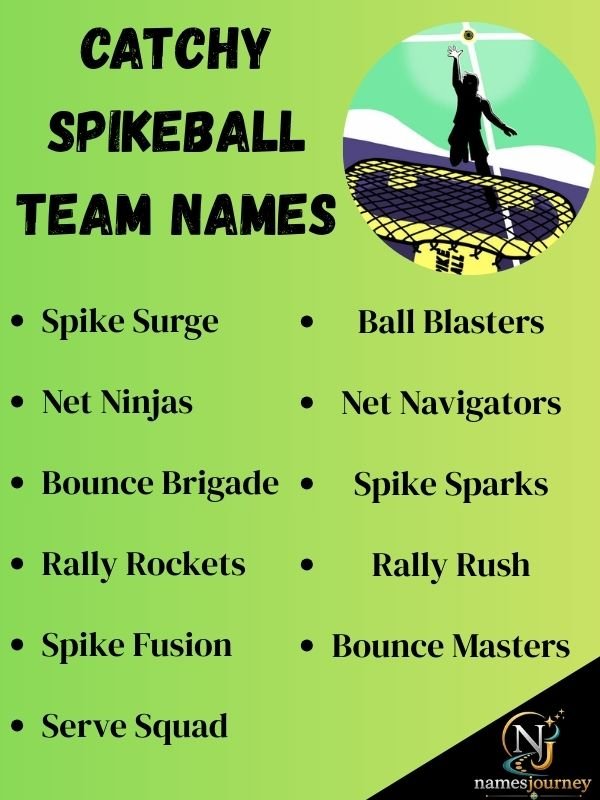 Catchy Spikeball Team Names