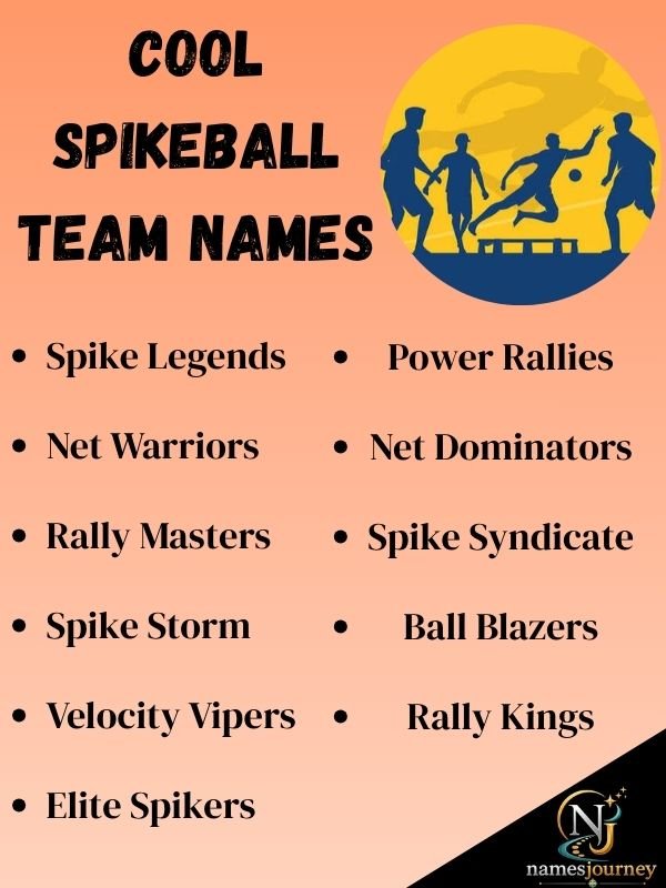 Cool Spikeball Team Names
