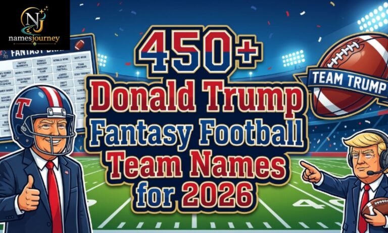 Donald Trump Fantasy Football Team Names