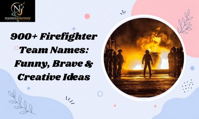 Firefighter Team Names