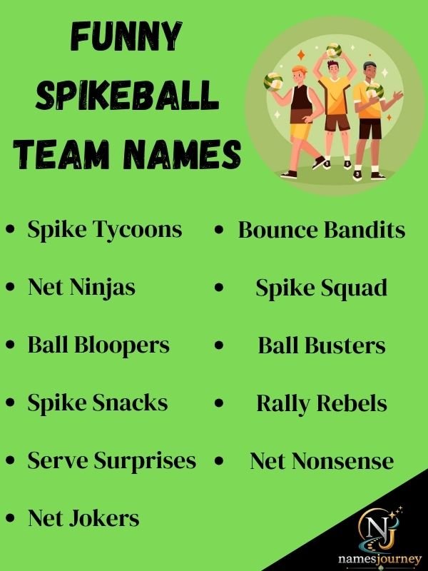 Funny Spikeball Team Names