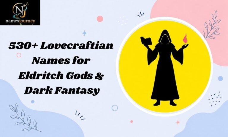 Lovecraftian Names