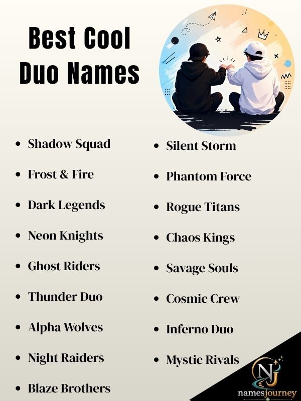 Best Cool Duo Names