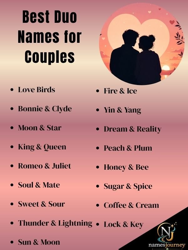 Best Duo Names for Couples