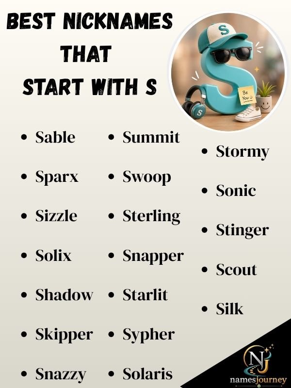 Best Nicknames That Start With S
