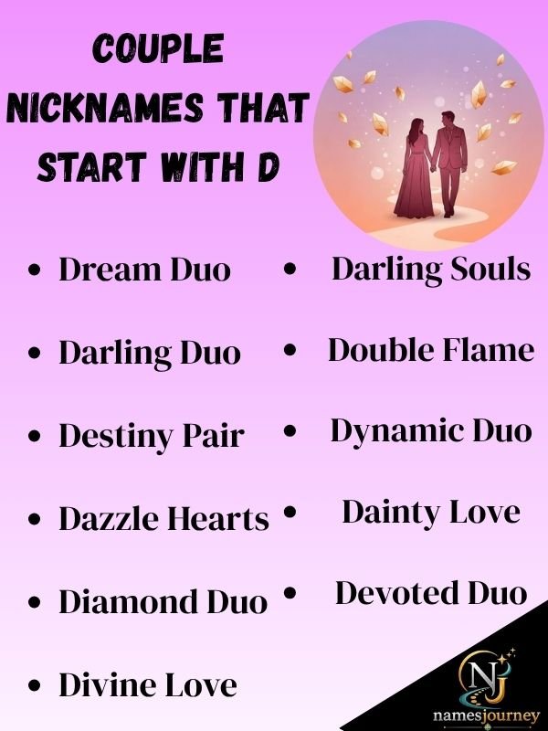 Couple Nicknames That Start With D