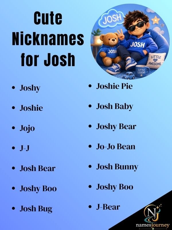 Cute Nicknames for Josh