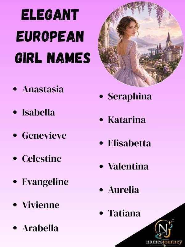 Elegant European Girl Names
