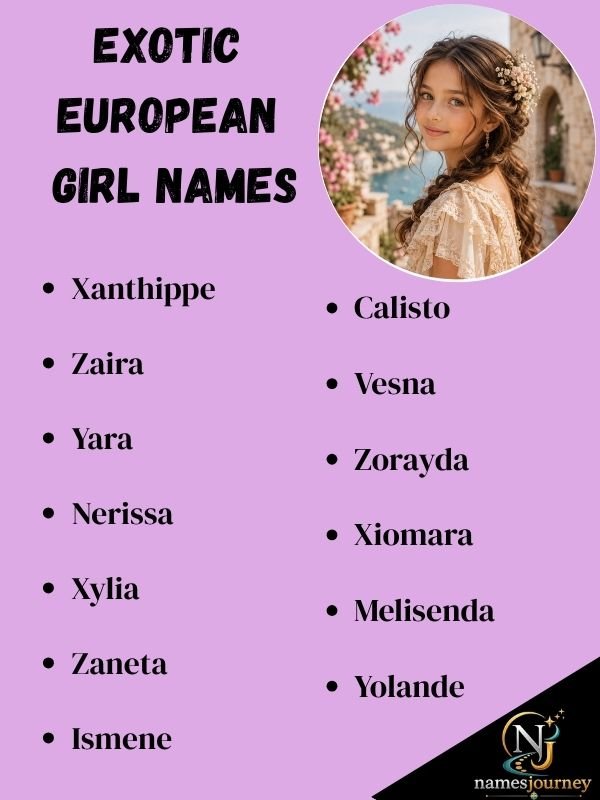 Exotic European Girl Names