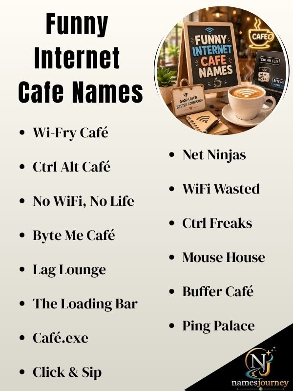 Funny Internet Cafe Names