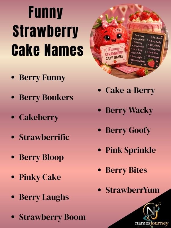 Funny Strawberry Cake Names