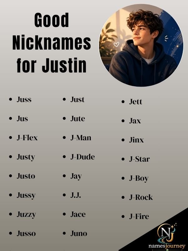 Good Nicknames for Justin