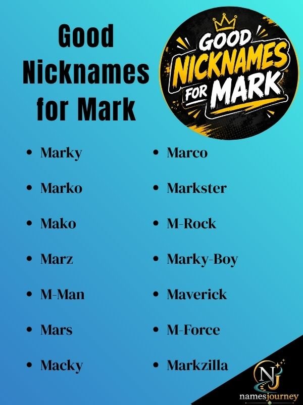 Good Nicknames for Mark