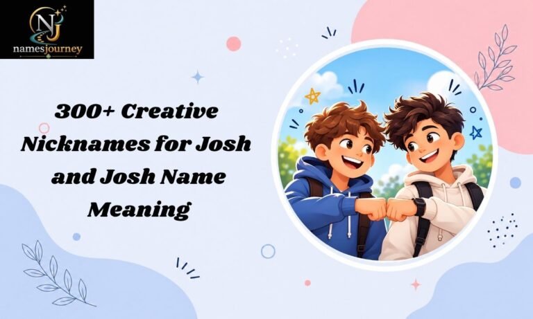 Nicknames for Josh