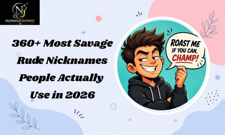 Rude Nicknames