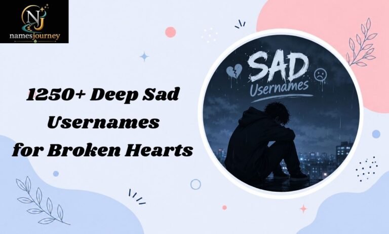 Sad Usernames