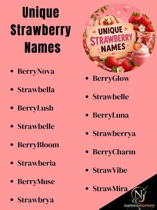 Unique Strawberry Names